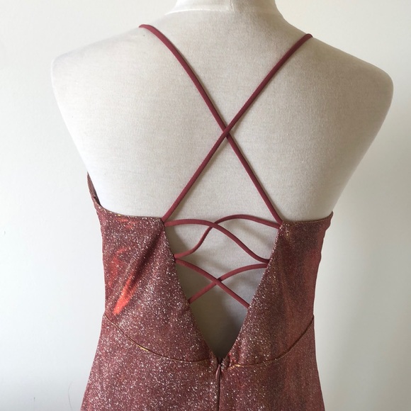 2/$30⭐️ NWT Sparkly CrissCross Dress - Picture 2 of 11